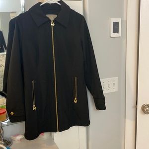 Black Michael Kors trench jacket